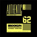 Brooklyn authentic 62 simple vintage