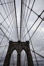 Brooklyn Bridge Perspective Royalty Free Stock Photo