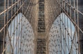 Brooklyn Bridge - Abstract details - New York City Royalty Free Stock Photo