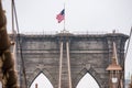 Brooklyn bridge arches and suspension wires