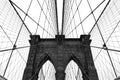 Brooklyn Bridge Cables Royalty Free Stock Photo