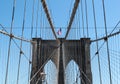 Brooklyn Bridge Classic View Royalty Free Stock Photo