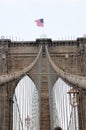 Brooklyn bridge close up 2 Royalty Free Stock Photo