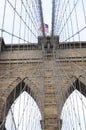 Brooklyn bridge close up 3 Royalty Free Stock Photo