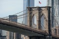 Brooklyn Bridge close-up Royalty Free Stock Photo