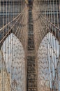 Brooklyn Bridge - Detail New York City, NY Royalty Free Stock Photo