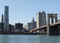 Brooklyn Bridge and downtown skyline