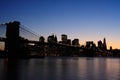 Brooklyn Bridge at dusk