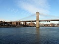 Brooklyn bridge with east river