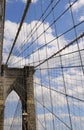 Brooklyn Bridge Fragment Royalty Free Stock Photo