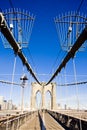 Brooklyn Bridge, Manhattan, New York City, USA Royalty Free Stock Photo