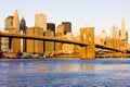 Brooklyn Bridge, Manhattan, New York City, USA Royalty Free Stock Photo