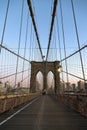 Brooklyn Bridge in New york city Royalty Free Stock Photo