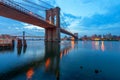 Brooklyn Bridge in New York City Royalty Free Stock Photo