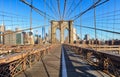 Brooklyn Bridge, New York City, nobody Royalty Free Stock Photo