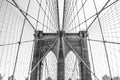 Brooklyn bridge New York city NYC Royalty Free Stock Photo