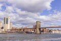 Brooklyn Bridge in New York City Royalty Free Stock Photo