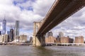 Brooklyn Bridge in New York City Royalty Free Stock Photo