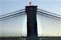 Brooklyn Bridge New York City Silhouette Royalty Free Stock Photo