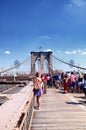 Brooklyn bridge new york city Royalty Free Stock Photo