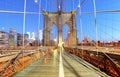 Brooklyn Bridge, New York City, USA Royalty Free Stock Photo