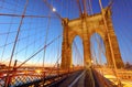 Brooklyn Bridge, New York City, USA Royalty Free Stock Photo