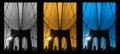 The Brooklyn bridge, New York City. USA. Royalty Free Stock Photo