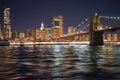 Brooklyn Bridge New York Manhattan Hudson River