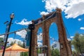 Brooklyn Bridge, New York-New York Hotel and Casino, Las Vegas Strip in Paradise, Nevada, United States Royalty Free Stock Photo