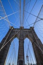 Brooklyn Bridge New York NYC Manhattan Royalty Free Stock Photo