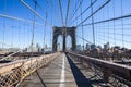 Brooklyn Bridge New York NYC Manhattan Royalty Free Stock Photo