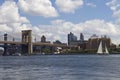 Brooklyn Bridge in New York, USA Royalty Free Stock Photo