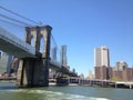 Brooklyn bridge new york via ferry