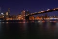 Brooklyn Bridge Newyork skyline Twilight