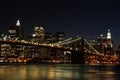 Brooklyn Bridge at night