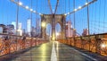 Brooklyn Bridge, NYC, nobody Royalty Free Stock Photo