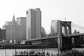 Brooklyn Bridge NYC Skyline Royalty Free Stock Photo