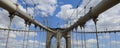 Brooklyn Bridge Panorama Royalty Free Stock Photo