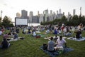 Brooklyn Bridge Park free outdoor movies projection