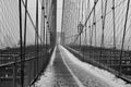 Brooklyn Bridge in the winter, NYC