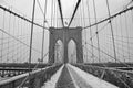 Brooklyn Bridge in the winter, NYC