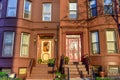 Brooklyn Brownstones - New York City Royalty Free Stock Photo