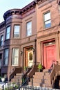 Brooklyn Brownstones - New York City Royalty Free Stock Photo