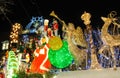 BROOKLYN, NEW YORK - DECEMBER 20, 2017 - Dyker Heights Christmas Lights are decorated for the holiday for