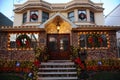 BROOKLYN, NEW YORK - DECEMBER 20, 2017 - Dyker Heights Christmas Lights are decorated for the holiday for