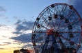 BROOKLYN, NEW YORK - MAY 31: Wonder Wheel at the Coney Island amusement park