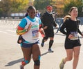 Brooklyn, New York - November 7, 2021: 50th Annual New York City Marathon Royalty Free Stock Photo