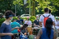 Peaceful protest at Grand army Plaza. Drum circle