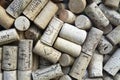 Brooklyn, USA - November 25, 2021: Random wine corks collection for use as a background