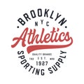 Brooklyn Varsity Style T Shirt Design